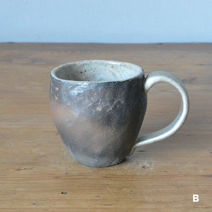 鈴木隆 mug 炭化錫彩